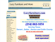 Tablet Screenshot of lucyfurniture.com